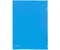 Папка-уголок пластиковая inФормат А4+ , толщина пластика 0,15 мм, прозрачная синяя