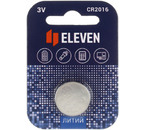 Батарейка литиевая дисковая Eleven, CR2016, 3V