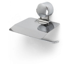 Держатель для туалетной бумаги OfficeClean, 66×132 мм, нержавеющая сталь, хром