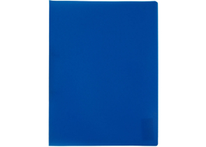 Папка пластиковая на 2-х кольцах Attache F502, толщина пластика 0,45 мм, синяя