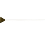 Ледоруб металлический с черенком, 19×12,5 см, длина черенка - 120 см