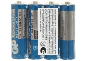 Батарейка солевая GP PowerPlus, AA, R6, 1.5V, 4 шт.