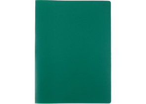 Папка пластиковая на 2-х кольцах Staff Manager, толщина пластика 0,5 мм, зеленая