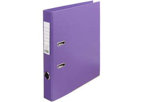 Папка-регистратор Attache Standart с двусторонним ПВХ-покрытием, корешок 50 мм, фиолетовый