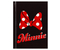Блокнот на склейке Disney, 80*110 мм, 64 л., клетка, «Минни Маус»