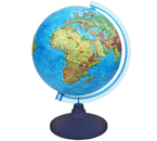 Глобус Земли физический Globen с подсветкой от батареек «Классик Евро», диаметр 250 мм, 1:50 млн