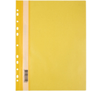 Папка-скоросшиватель пластиковая А4 «Стамм», толщина пластика 0,12 мм, желтая