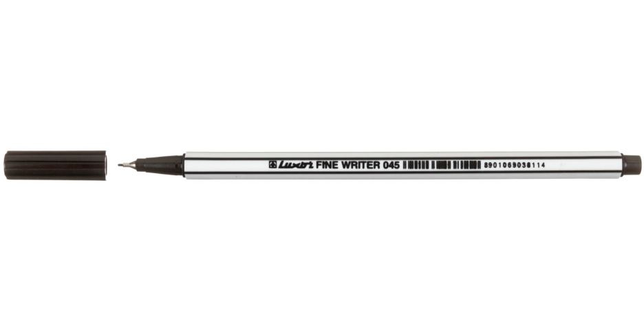 Лайнер Luxor Fine Writer 045 толщина линии 0,4 мм, черный