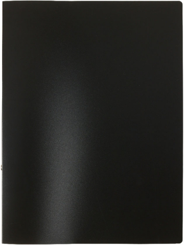 Папка пластиковая на 2-х кольцах Attache F502 толщина пластика 0,45 мм, черная