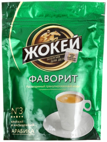 Кофе растворимый «Жокей» 75 г, «Фаворит»